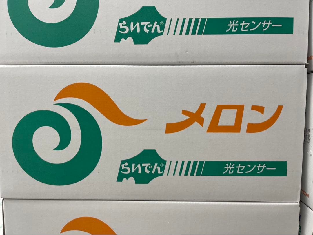 13【北海道産】青肉メロン （品種名：らいでんクラウン) 6玉　約8.5kg