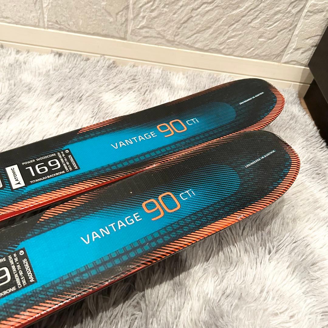 【美品】 ATOMIC VANTAGE 90 CTI 169cm スキー板