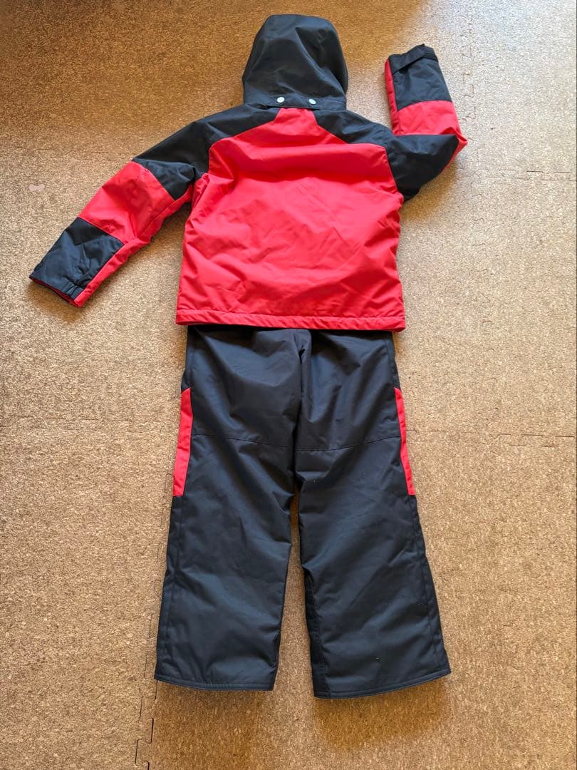 美品Mizuno キッズ スキーウェア 130cmスノーソリッドスーツ