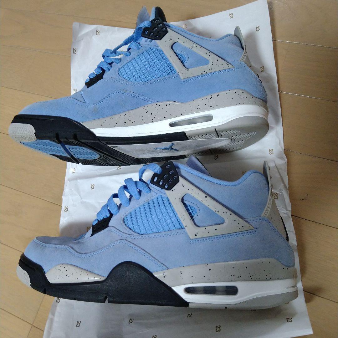 ジョーダン４　ユニバーシティブルー　29cm