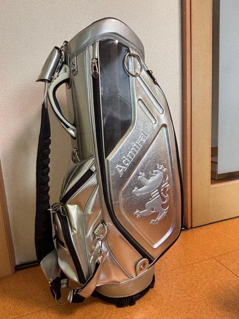 Admiral キャディバッグ シルバー 9.5型　中古品　アドミラル