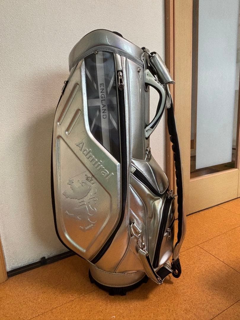 Admiral キャディバッグ シルバー 9.5型　中古品　アドミラル