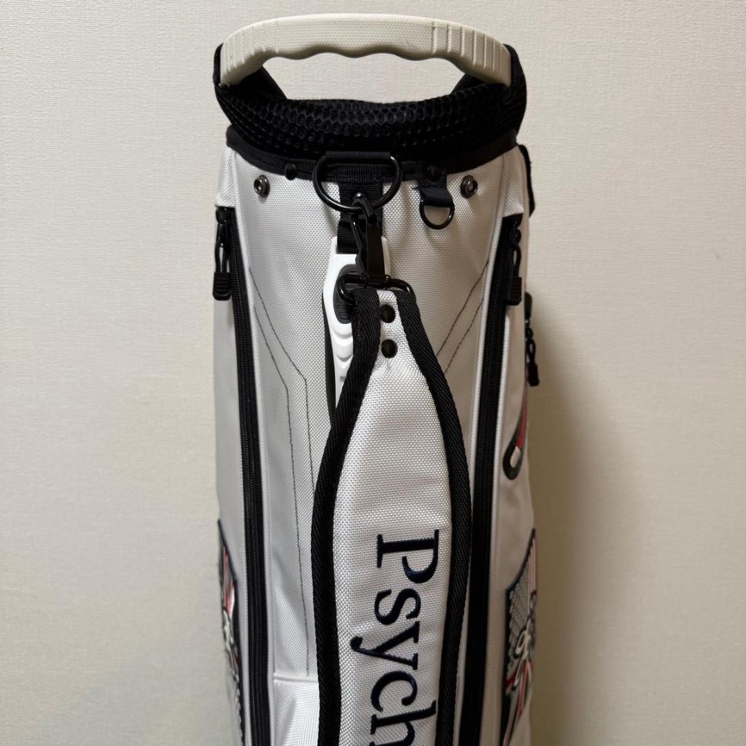 PsychoBunny サイコバニー キャディバッグ 美品 ホワイト系 軽量