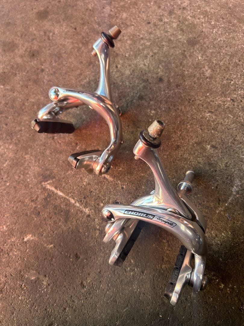 カンパニョーロ Chorus キャリパーブレーキ シルバー 前後セット