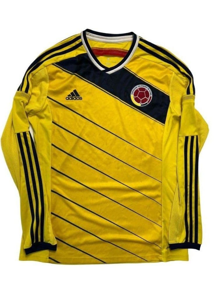 コロンビア代表 2014 ホーム 長袖 ユニフォーム Adidas 2XO