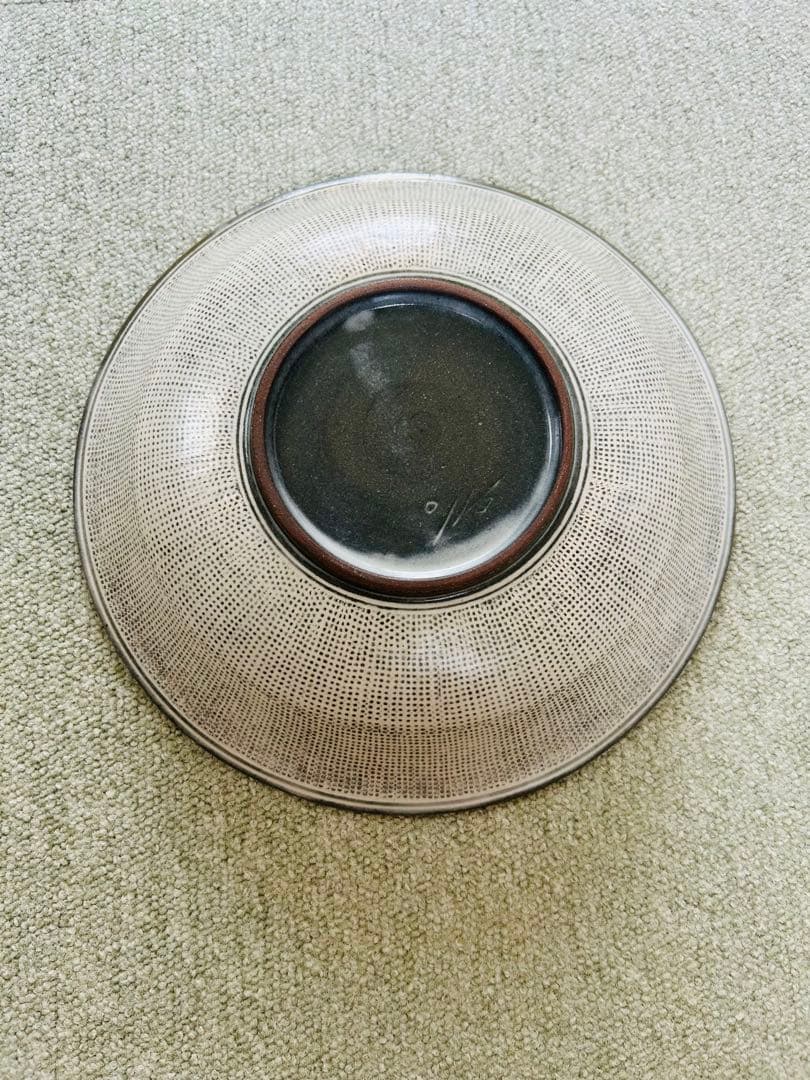 未使用品　三島菓子器　工芸品　茶道