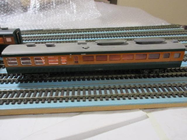 国鉄 急行形165系 4両セット HOゲージ　(金属製 / カツミ製）