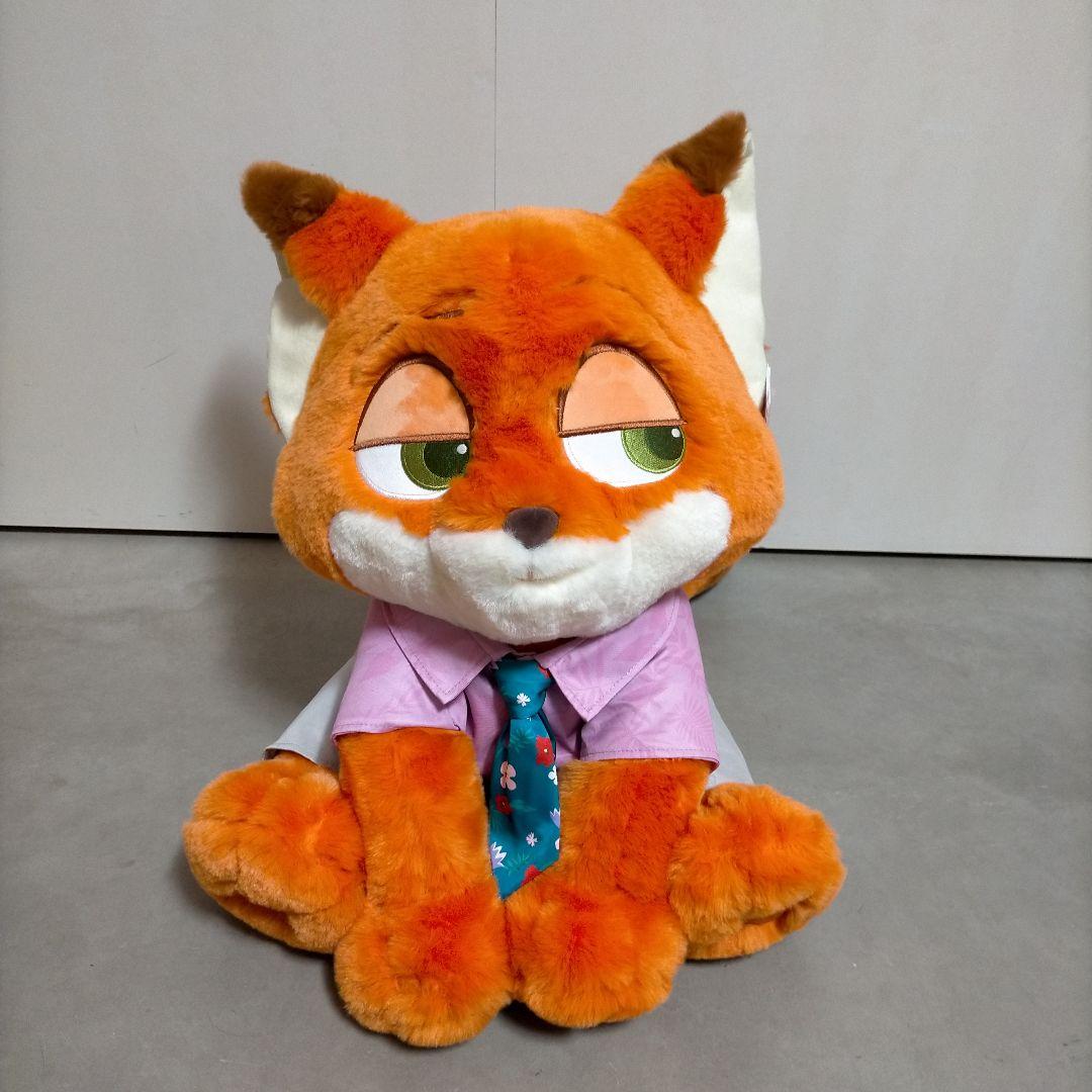 ズートピア ニック・ワイルド ぬいぐるみ コストコ ブランケット付き
