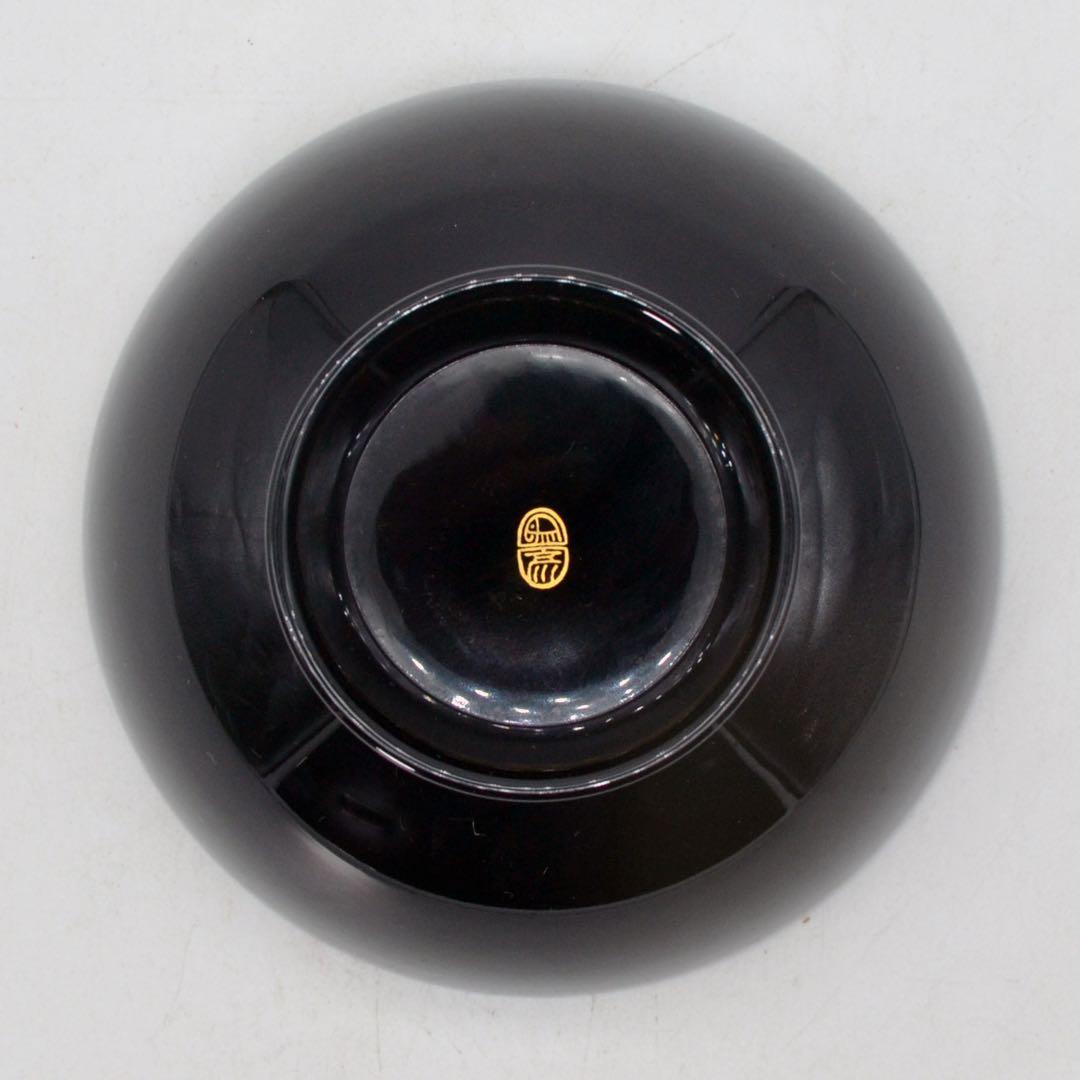 昭和レトロ 京漆匠 象彦　お椀　稲穂椀 五客揃い