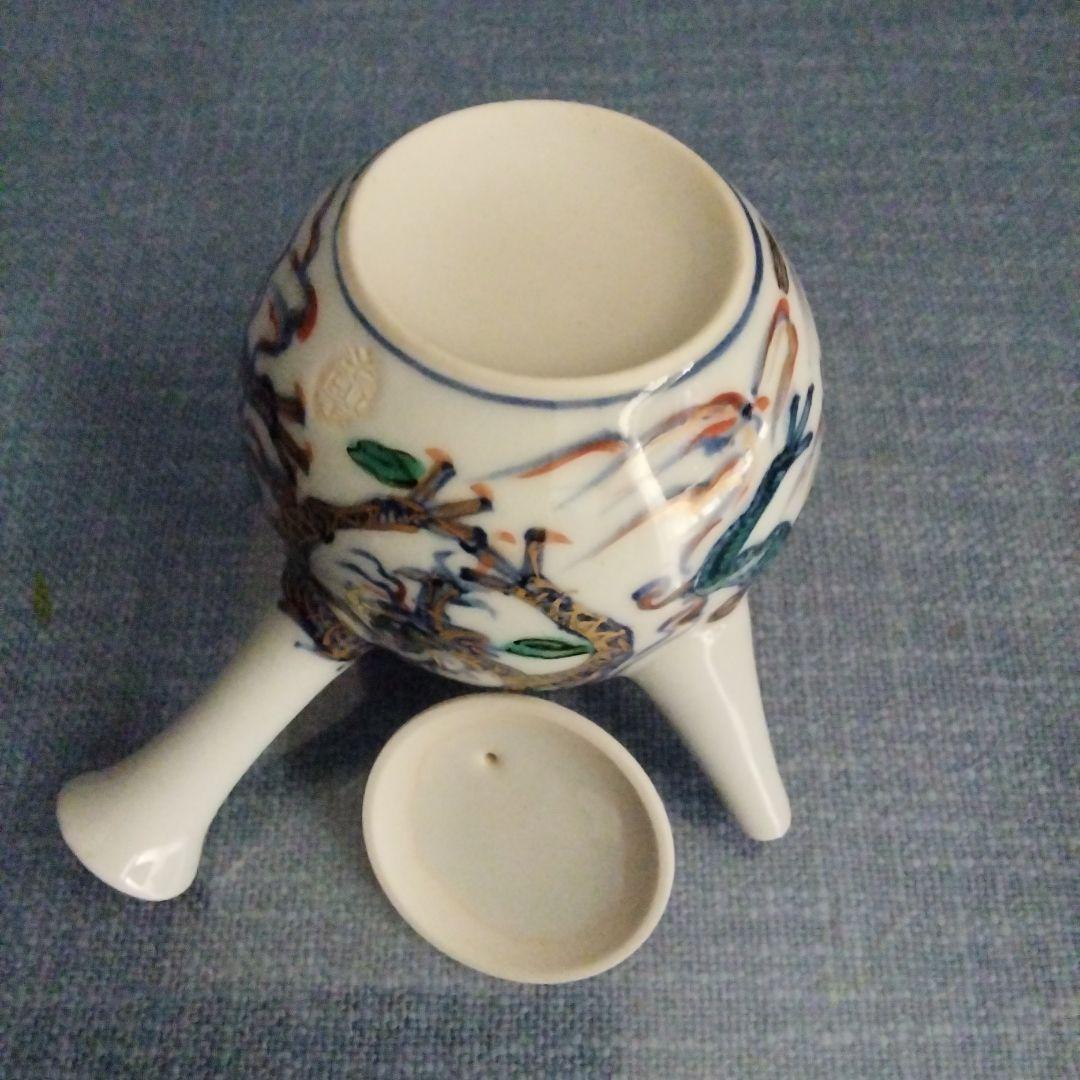 煎茶道具　京焼 龍文注廻し急須