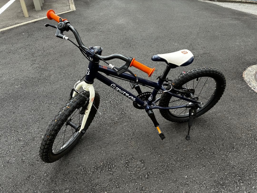 ヨツバサイクル　18インチ　ネイビー　送料込み