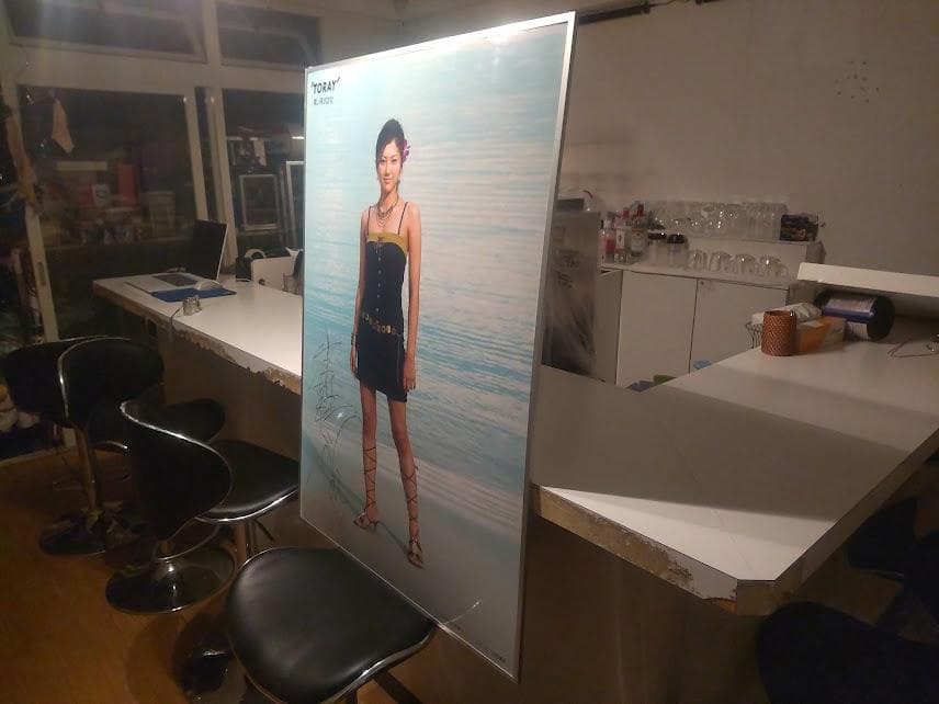 貴重 東レ 水着 キャンペーンガール 直筆サイン入り 山岸舞彩 ポスター 看板