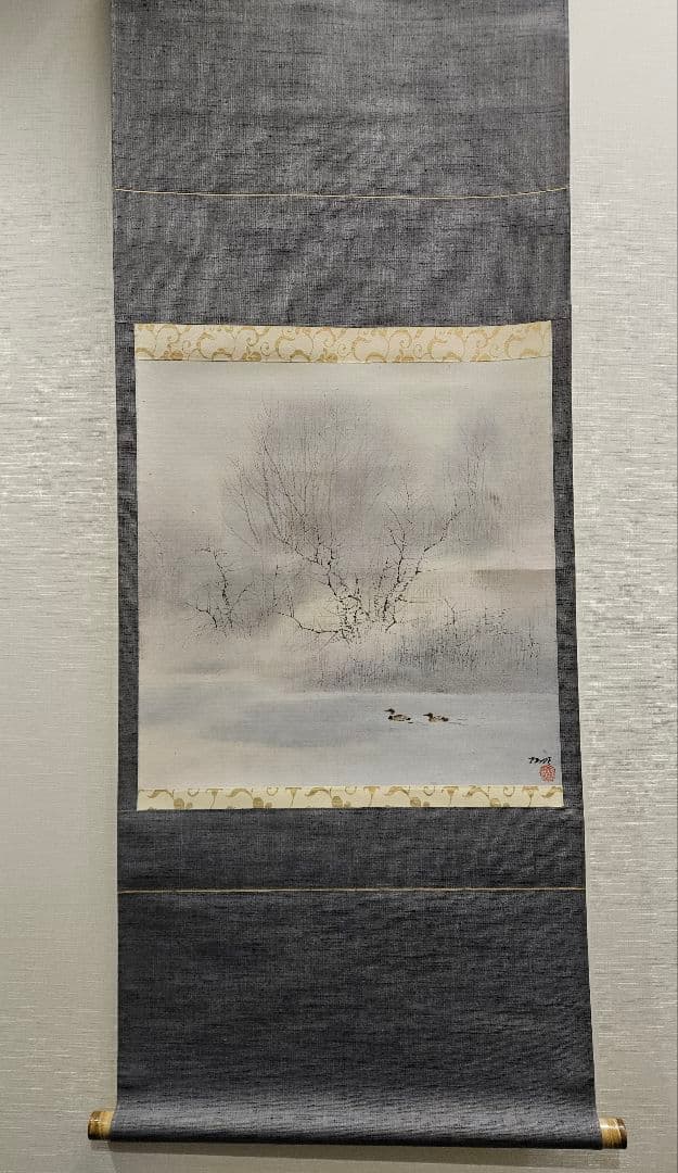 劉永明 ［寒林図 ］ 中国画家 ​ 光の魔術師 東洋と西洋の融合 江南風景