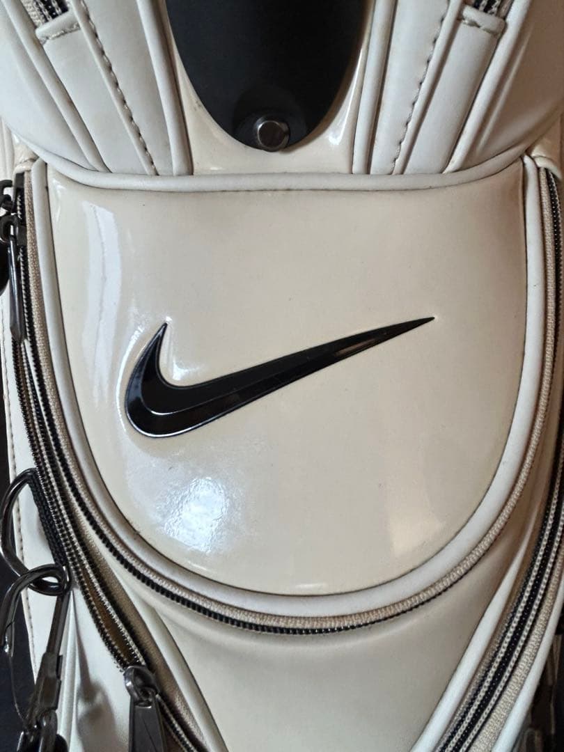 【美品】【おまけ付き】ナイキゴルフNIKEキャディバッグ ホワイト