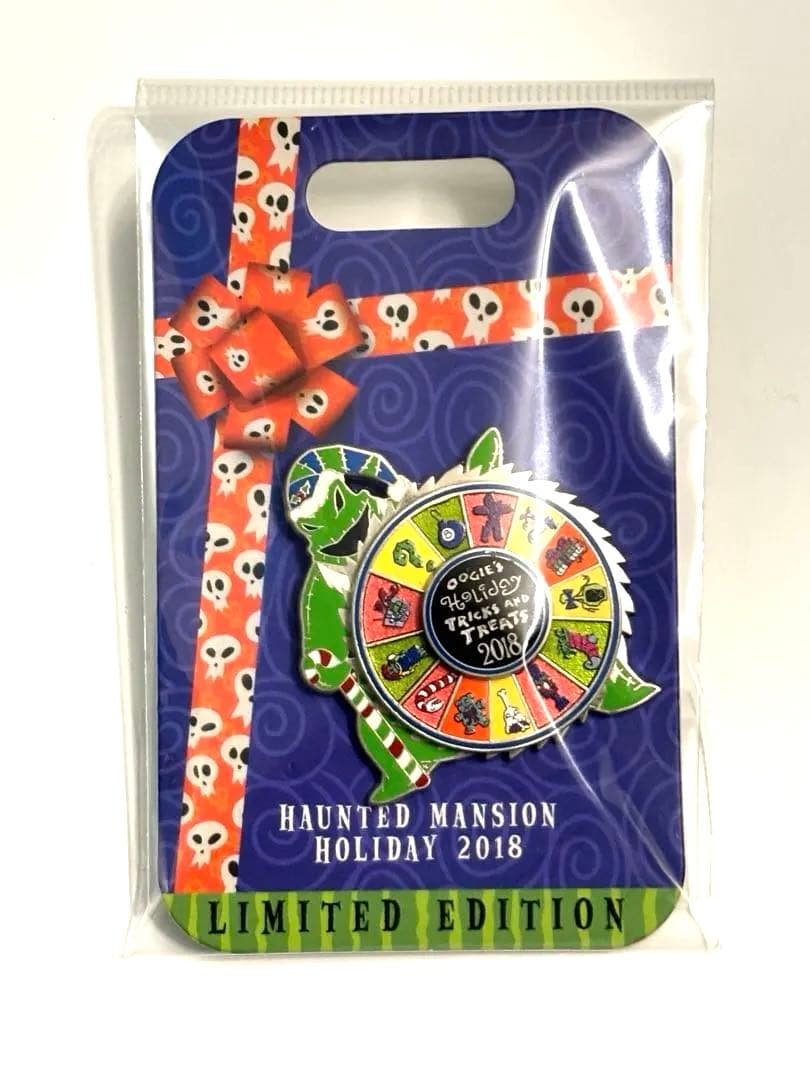 ホーンテッドマンション　ホリデー25周年記念　ブギー ルーレットピンバッジ 限定