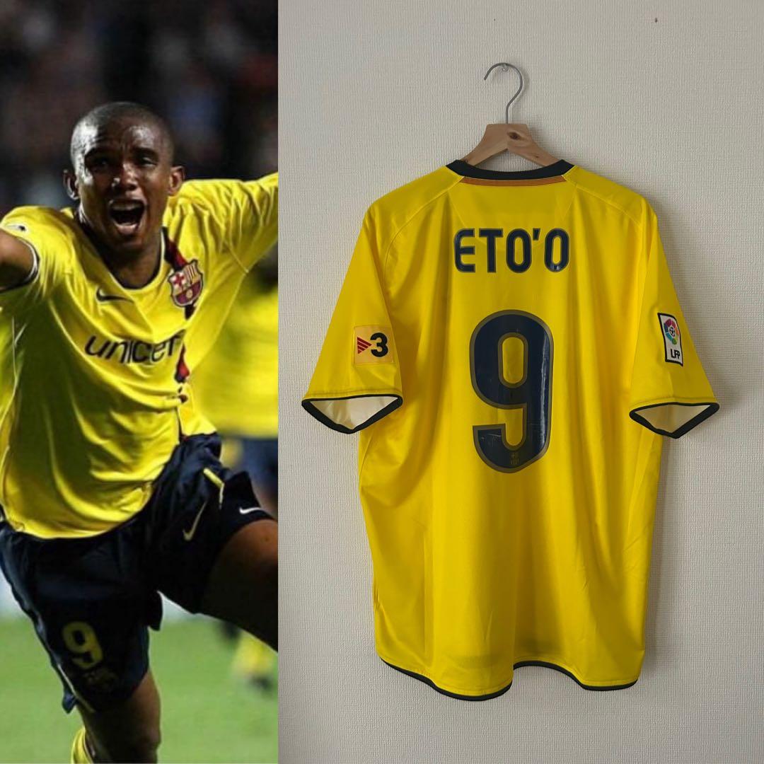 【正規品】バルセロナ #9エトー 08/09 AWAYユニフォーム