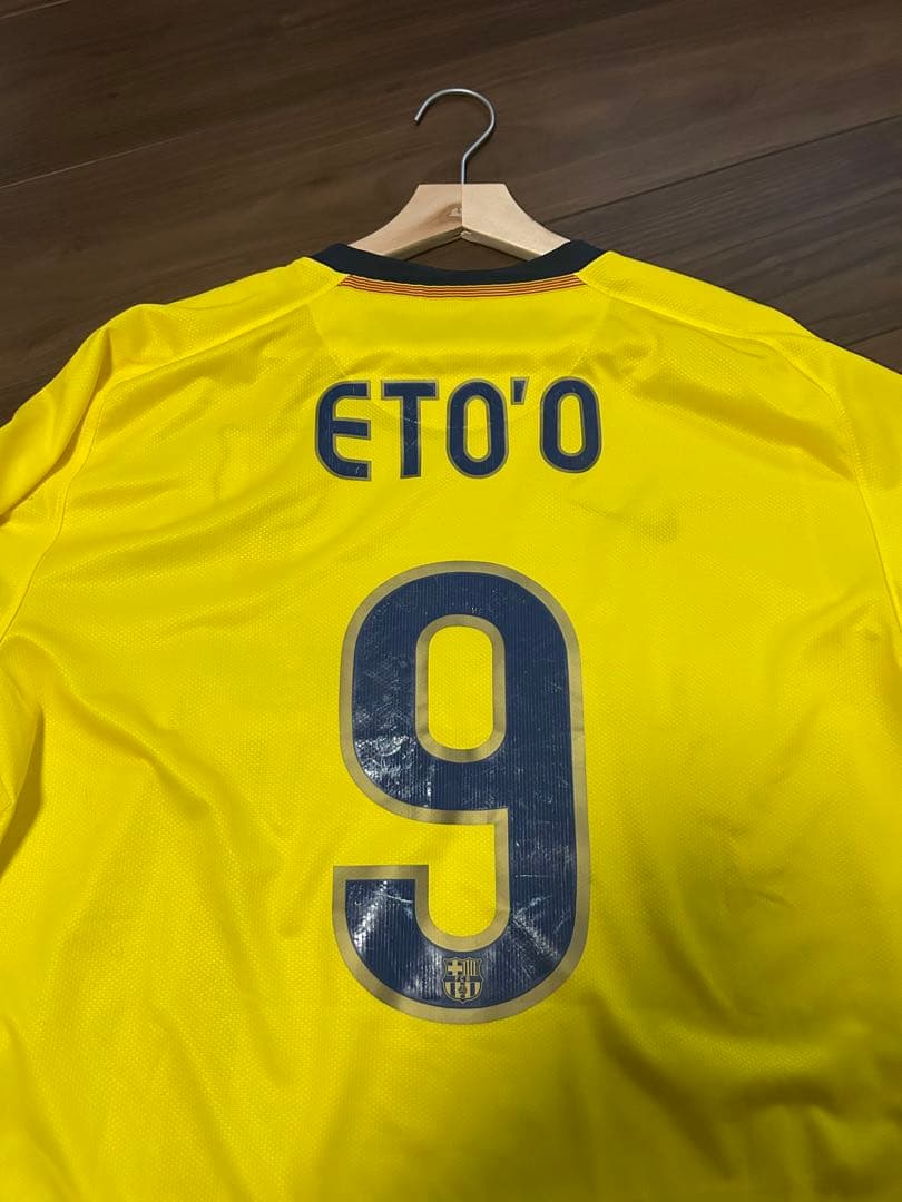【正規品】バルセロナ #9エトー 08/09 AWAYユニフォーム