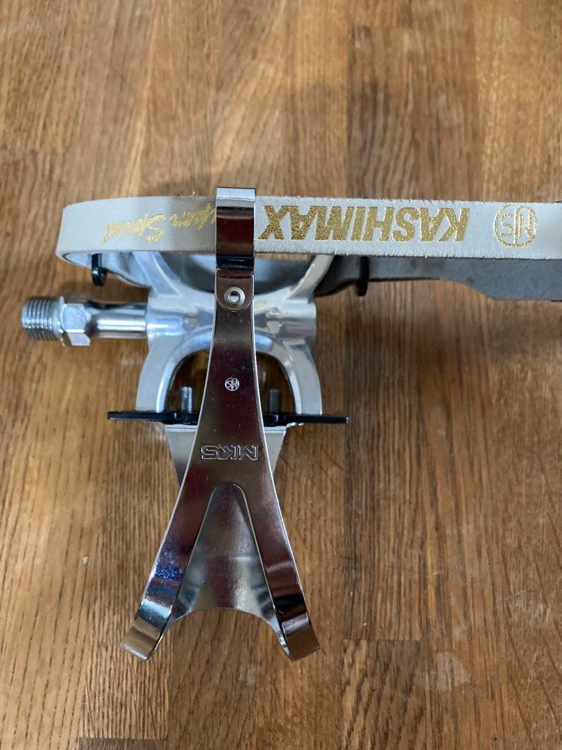 美品 競輪 展示品外し ペダル njs3点セット 最上位 MKS シュプリーム