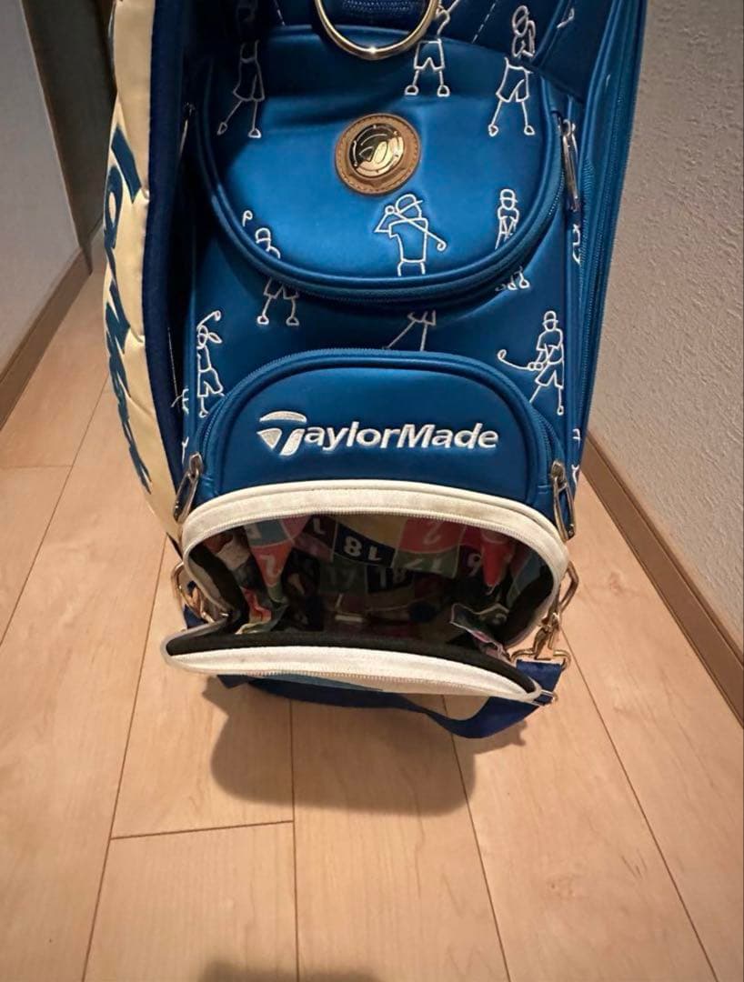TaylorMade ツアーキャディバッグ 青/白