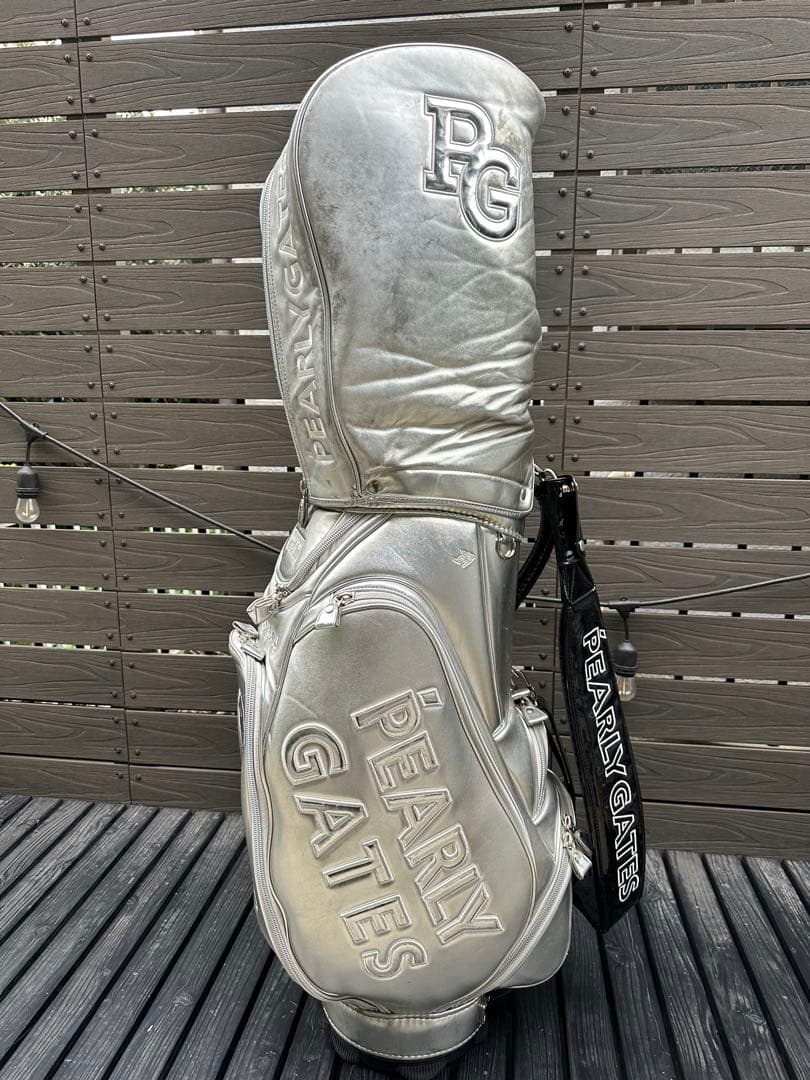 パーリーゲイツ　キャディバッグ限定品　希少シルバー