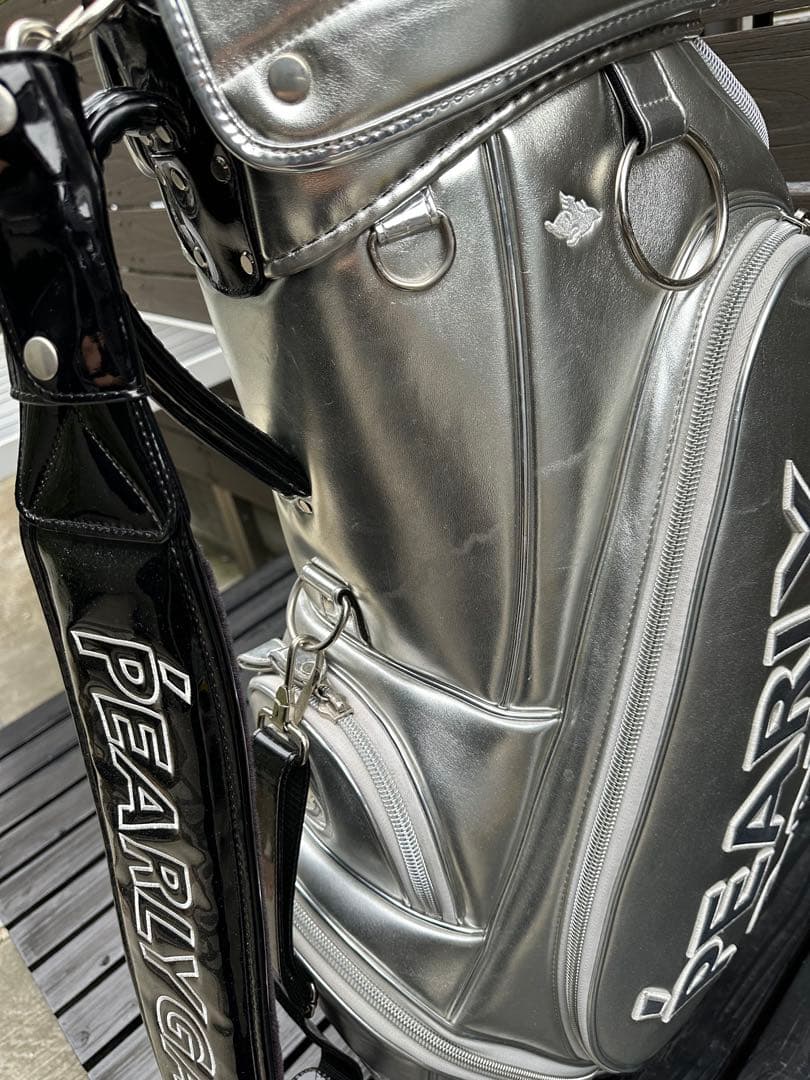 パーリーゲイツ　キャディバッグ限定品　希少シルバー