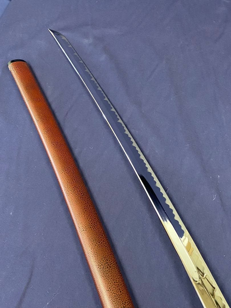 模造刀　模擬刀　武具　1本　龍鍔　刀袋付き