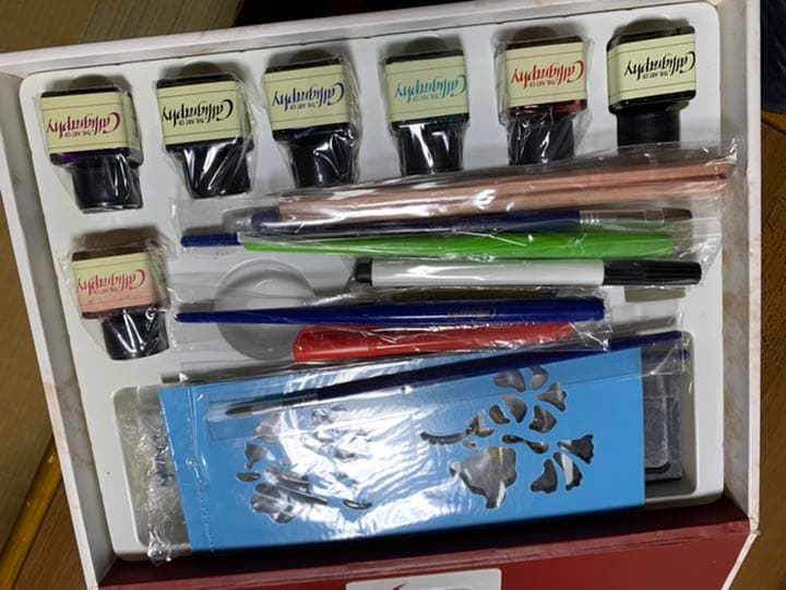 カリグラフィー練習キット