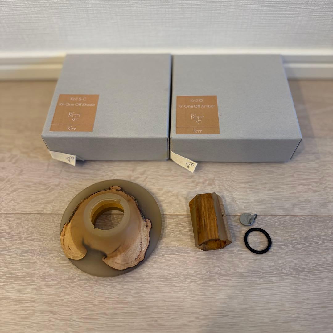 Ki-no キーノ ランタンシェード アンバーセット ゴールゼロ レジン