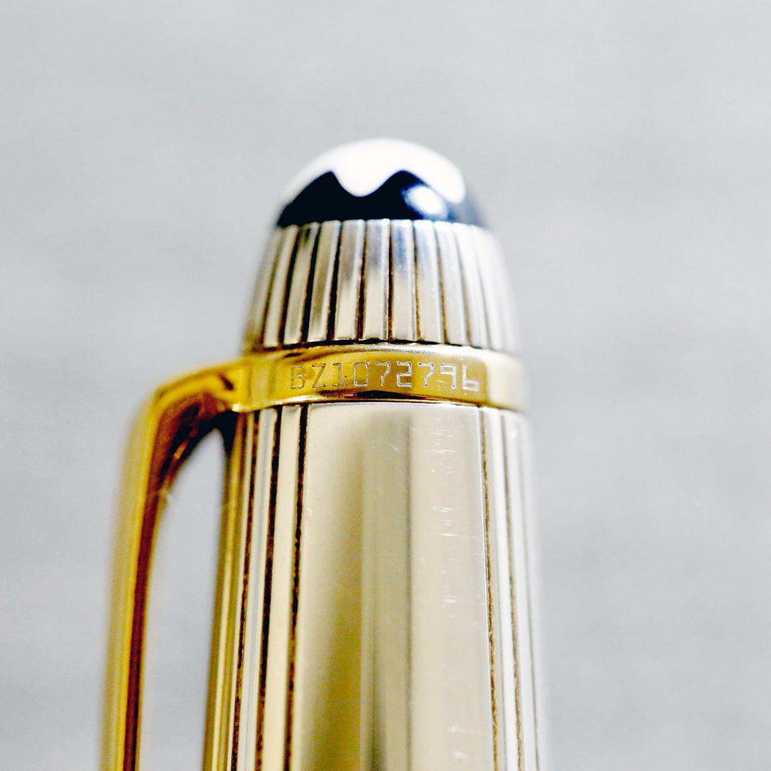 【美品】モンブラン ローラーボール １６３１ ソリテール ドゥエ シルバー９２５