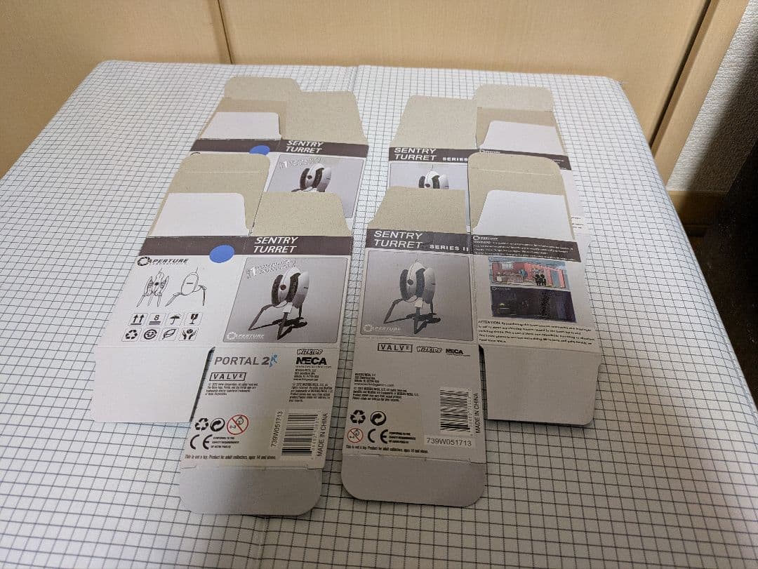 Valve Portal2 シリーズ1 ・2 　Turret 　フィギュアなど