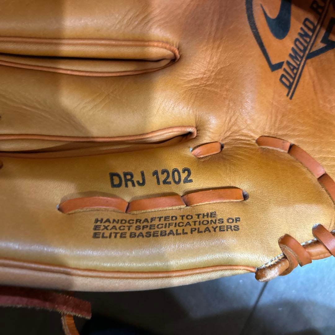 【左利き用】NIKE ダイアモンドレディーJ 軟式グローブ オレンジ