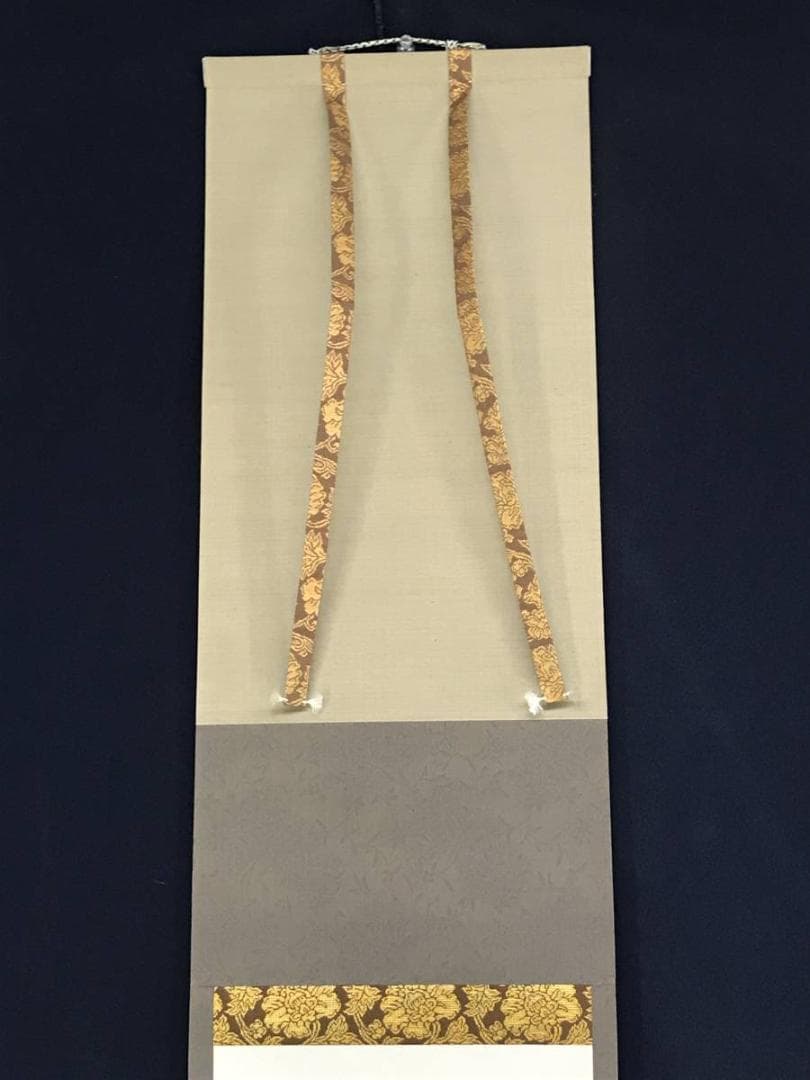 作者不詳/水仙俳句/花図/掛軸/名家伝来/AD-338