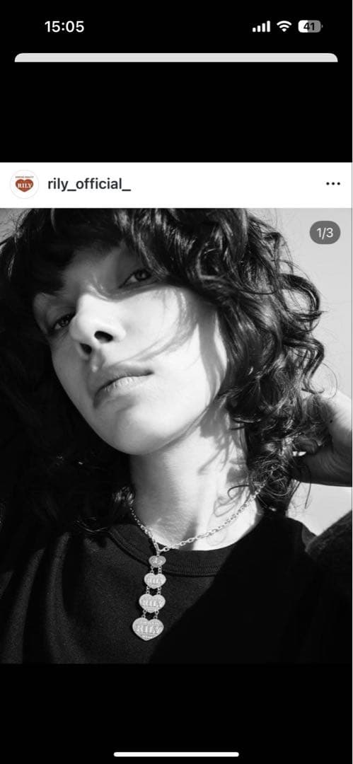 RILY シリアル入り　ネックレス　今市隆二　三代目