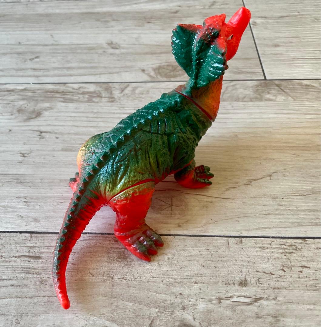 リッガー ソフビ人形 ポピーキングザウルス極美品マルサンブルマァク