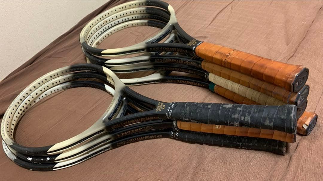 【お買い得】硬式テニスラケット ダンロップ プロ4000 RIM 7本セット