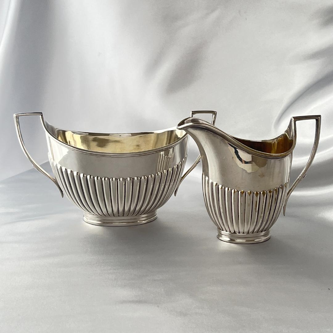 【Ramsay Dundee】クイーンアンスタイル ミルクジャグ /シュガーボウ