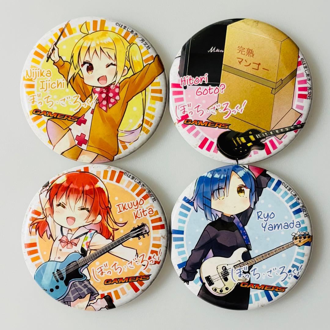 ぼっち・ざ・ろっく! 第2巻 ゲーマーズ限定版 缶バッジ 4個 後藤ひとり