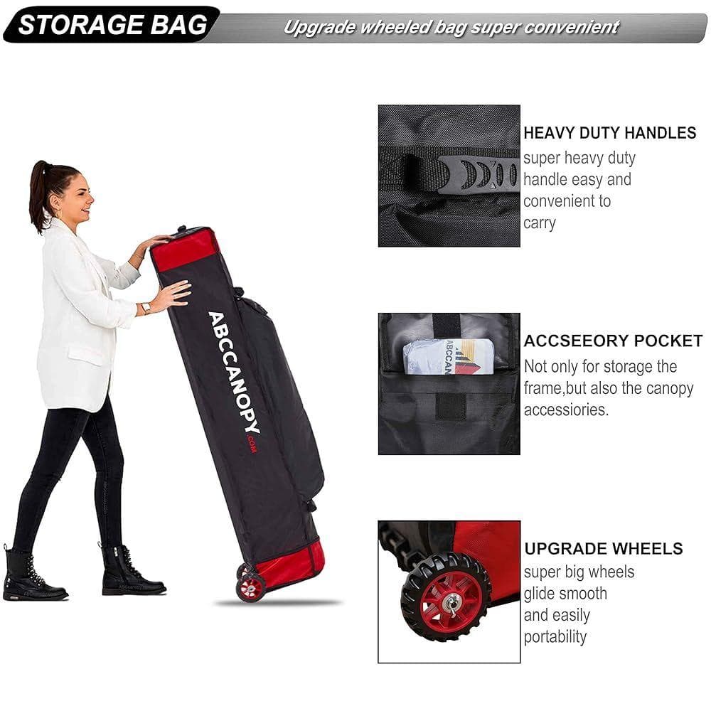 ABCCANOPY タープテント 3mx3m 2.5mx2.5m 横幕ブラック