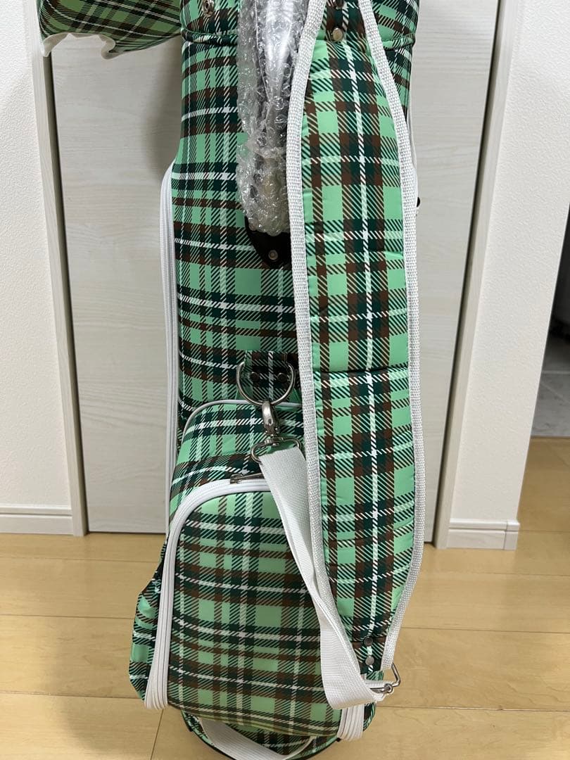 【未使用】飛衛門 キャディバッグ グリーン 9.5型 ユニセックス