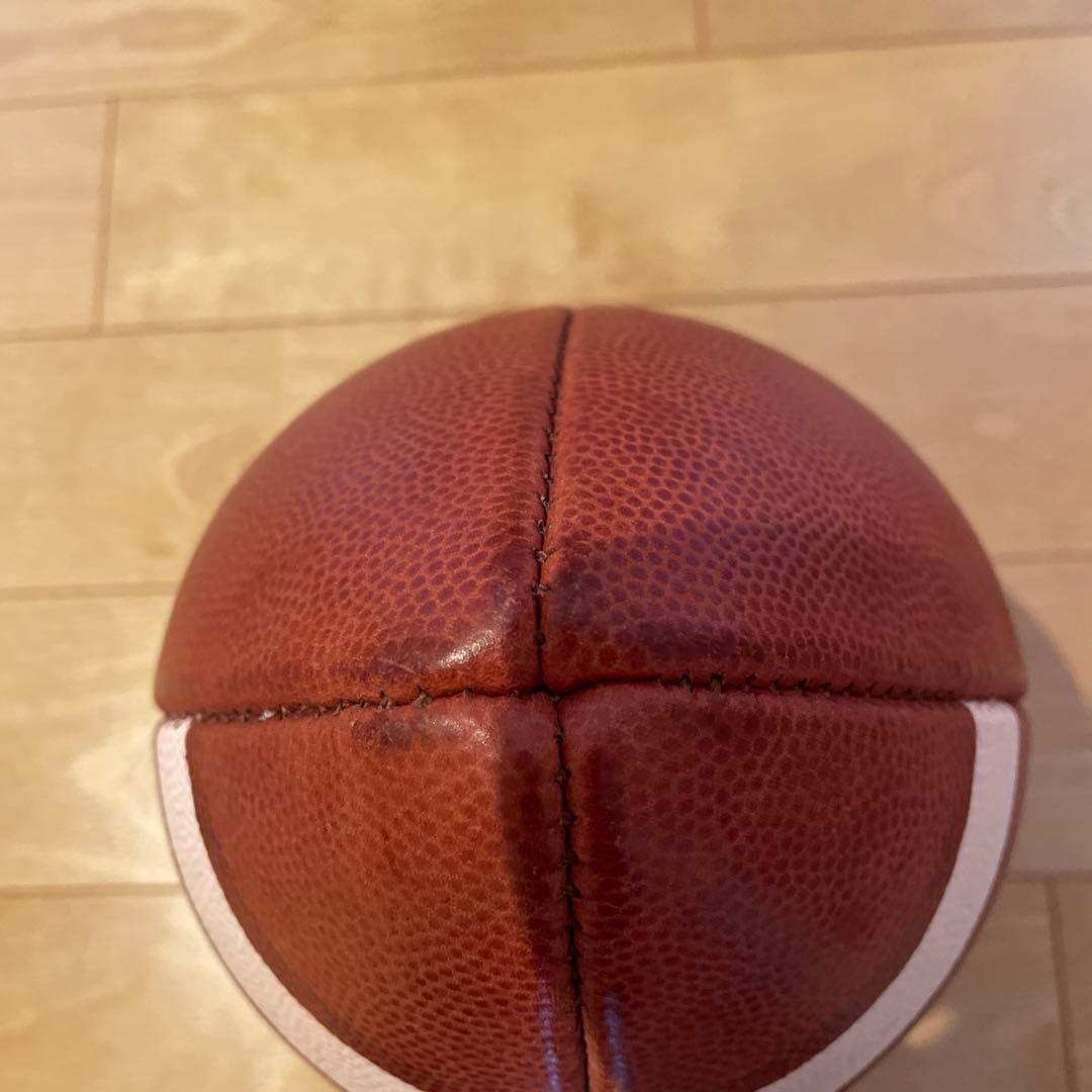 アメフト　ウィルソン　本革　ボール