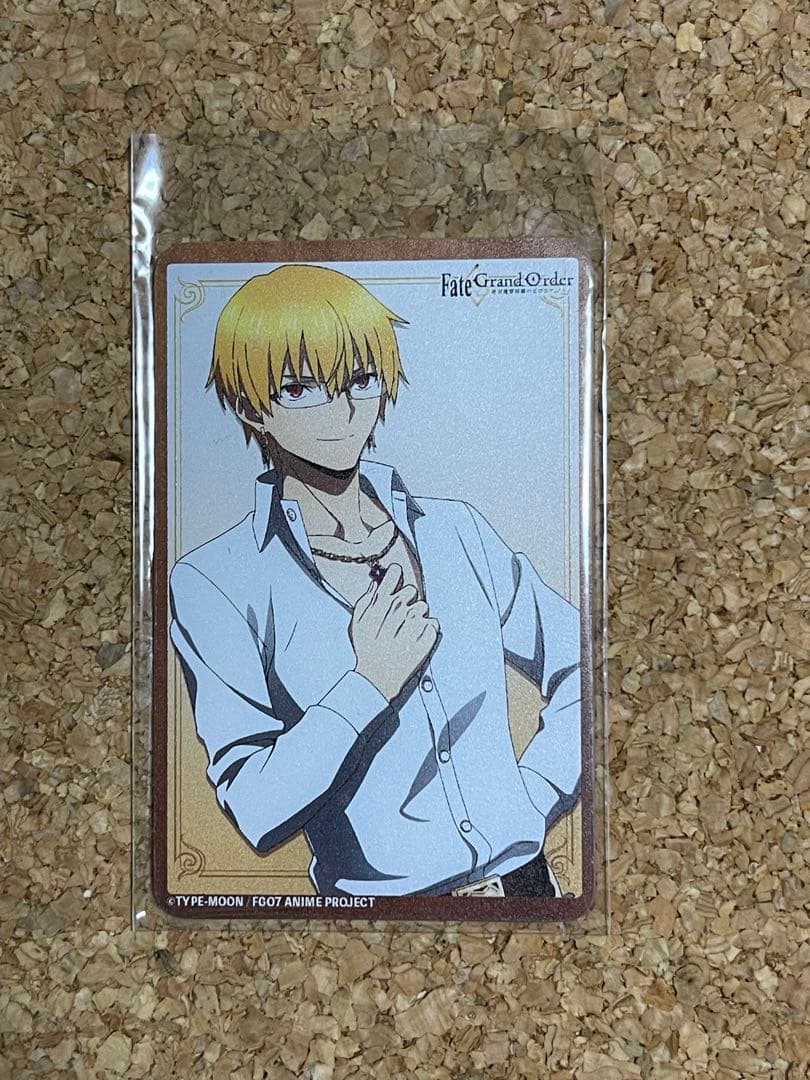 [新品・未開封] FGO Fate 執事眼鏡コラボ　ギルガメッシュ＋カードミラー
