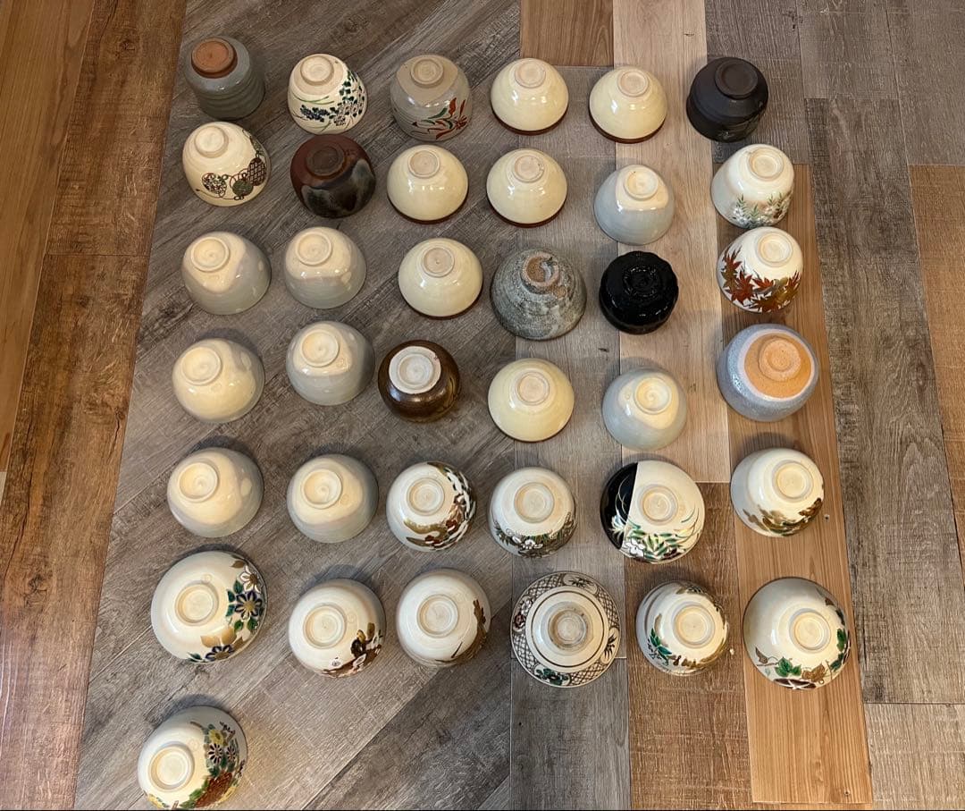 に*も様 茶碗 抹茶碗 数茶碗 まとめて 37点 茶道具 箱無し 陶器 いろいろ
