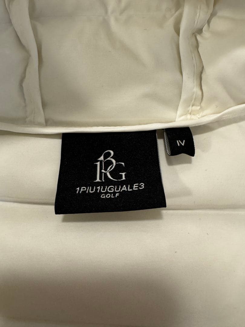 1PIU1UGUALE3 GOLF ダウンベスト セットアップ 白 Ⅳ 4