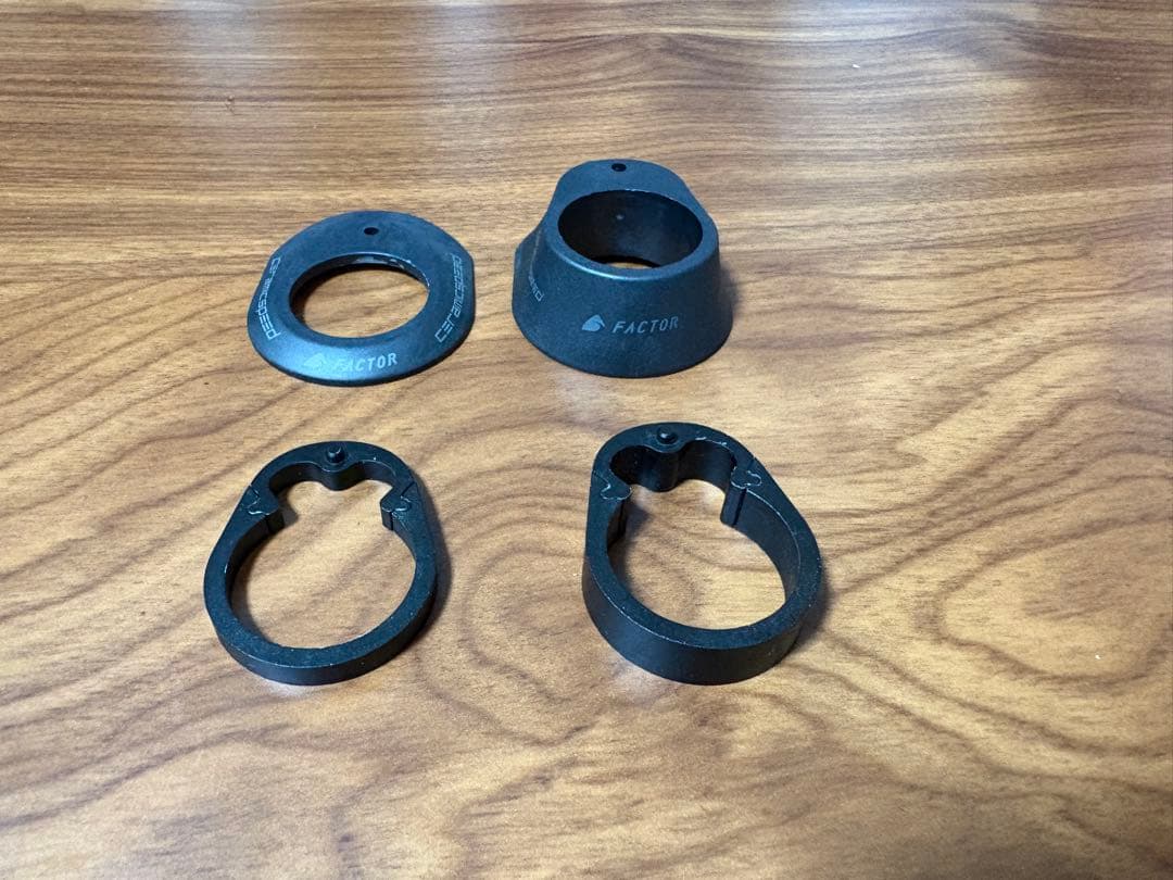 factor カーボン製エアロハンドル black inc 380-90