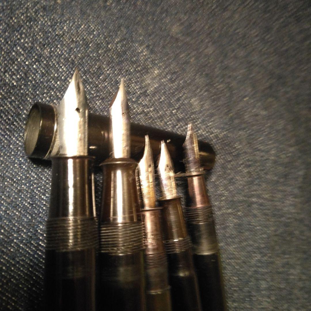 古い万年筆　エボナイト？ ジャンク品　筆記用具　ビンテージ