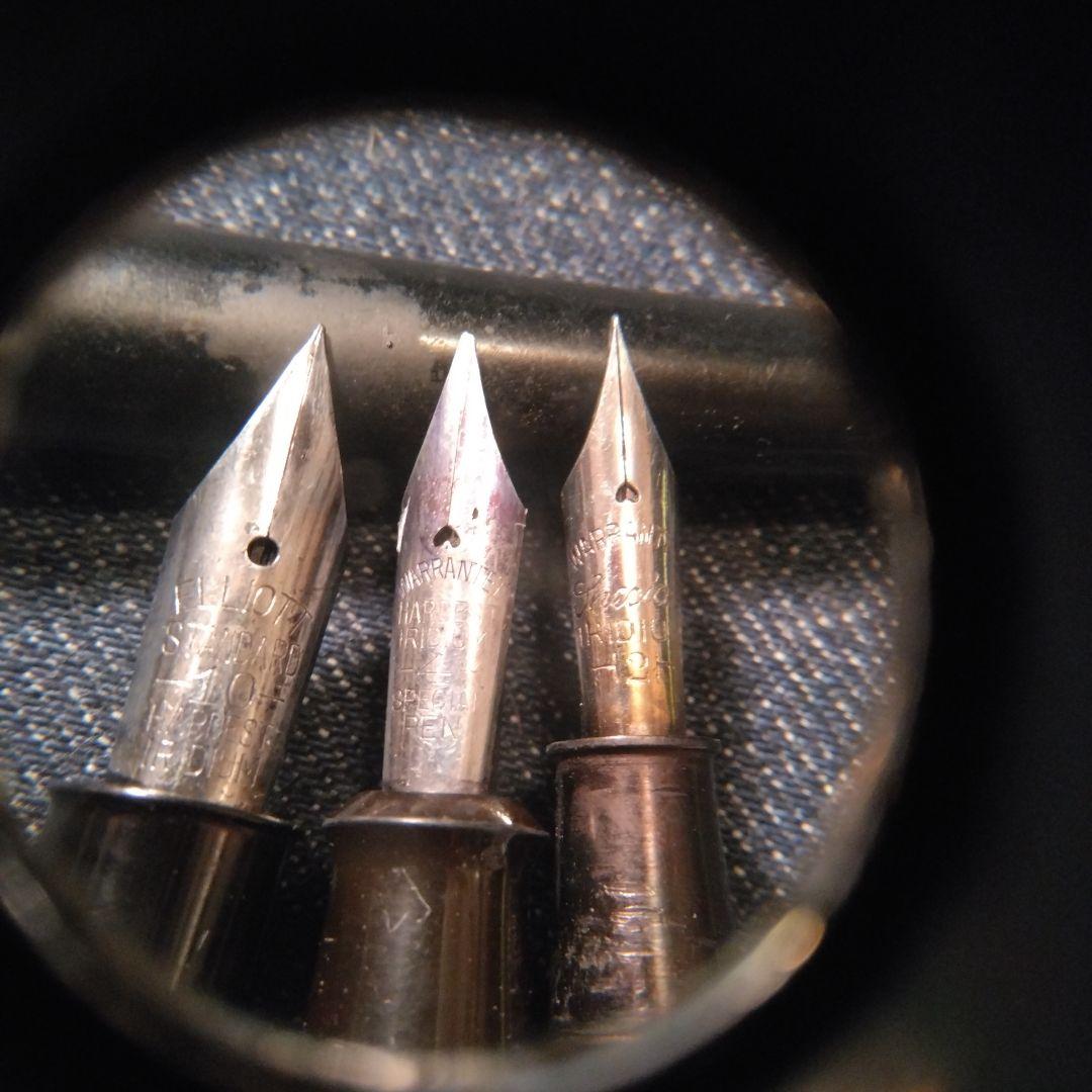 古い万年筆　エボナイト？ ジャンク品　筆記用具　ビンテージ