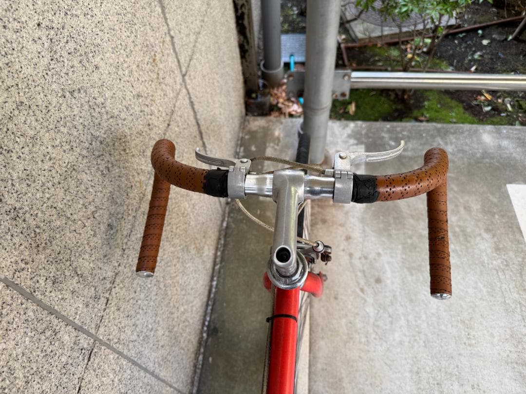 k*m様 オレンジxレザー ピストバイク(Diners)