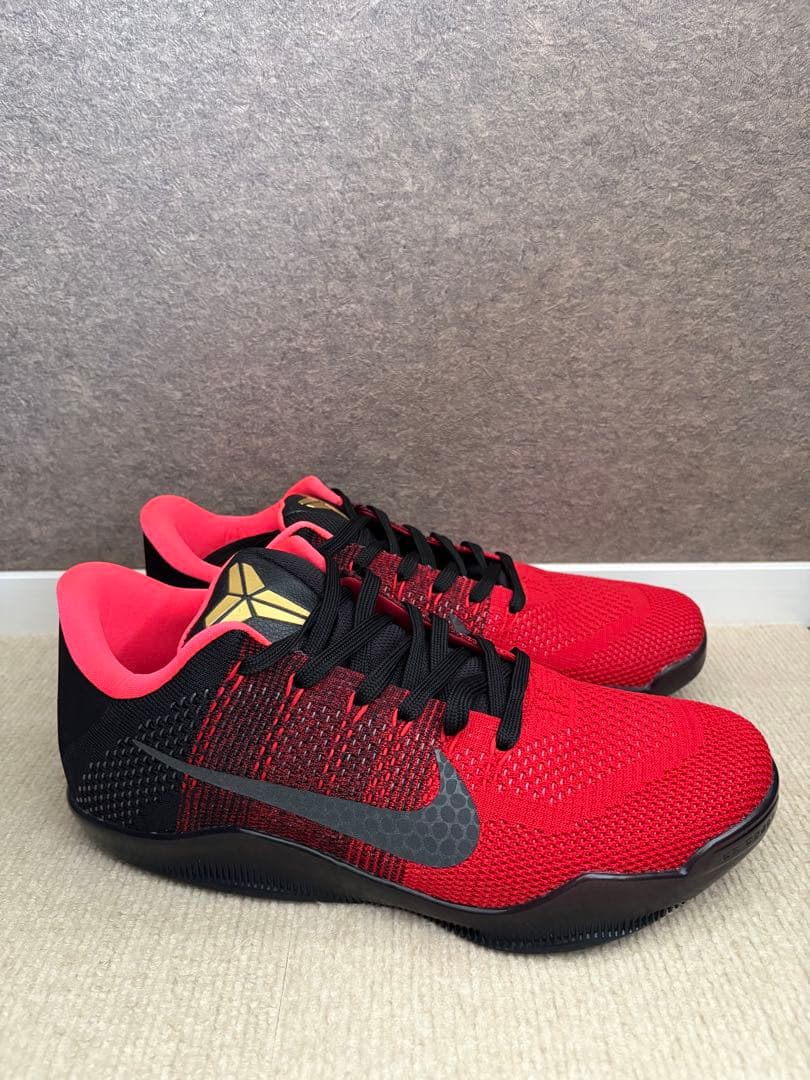 NIKE KOBE 11 ELITE LOW 赤黒オレンジ
