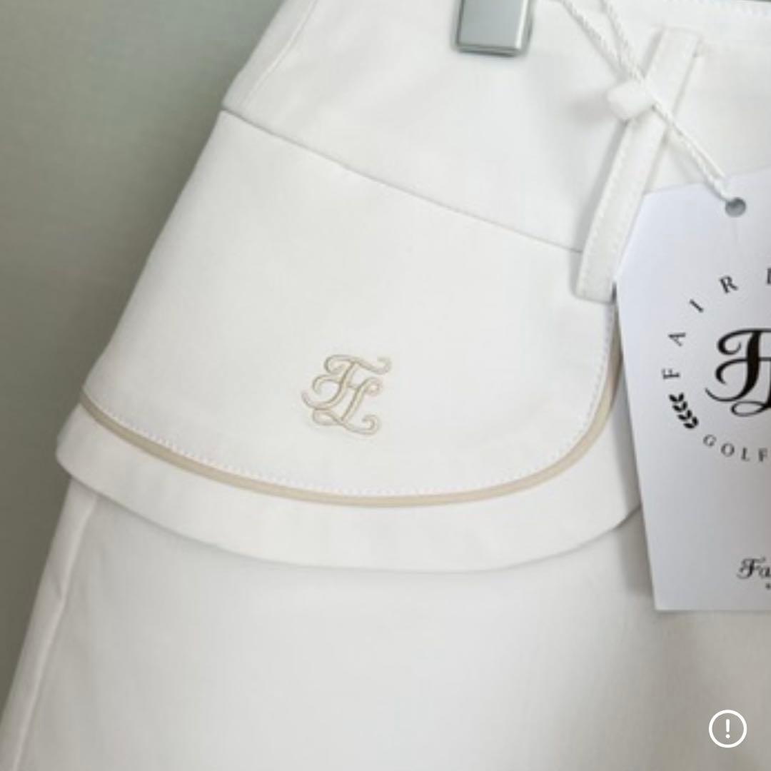 【大人可愛い】fair liar 　ゴルフ　ホワイト　スカート