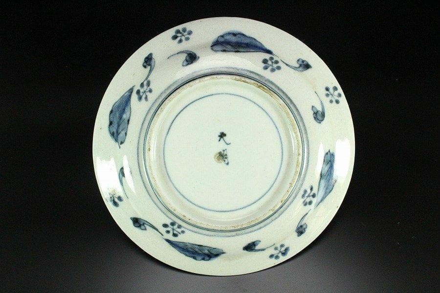 古伊万里 唐草丸散紋 皿 六件 φ16.5cm 旧家蔵出